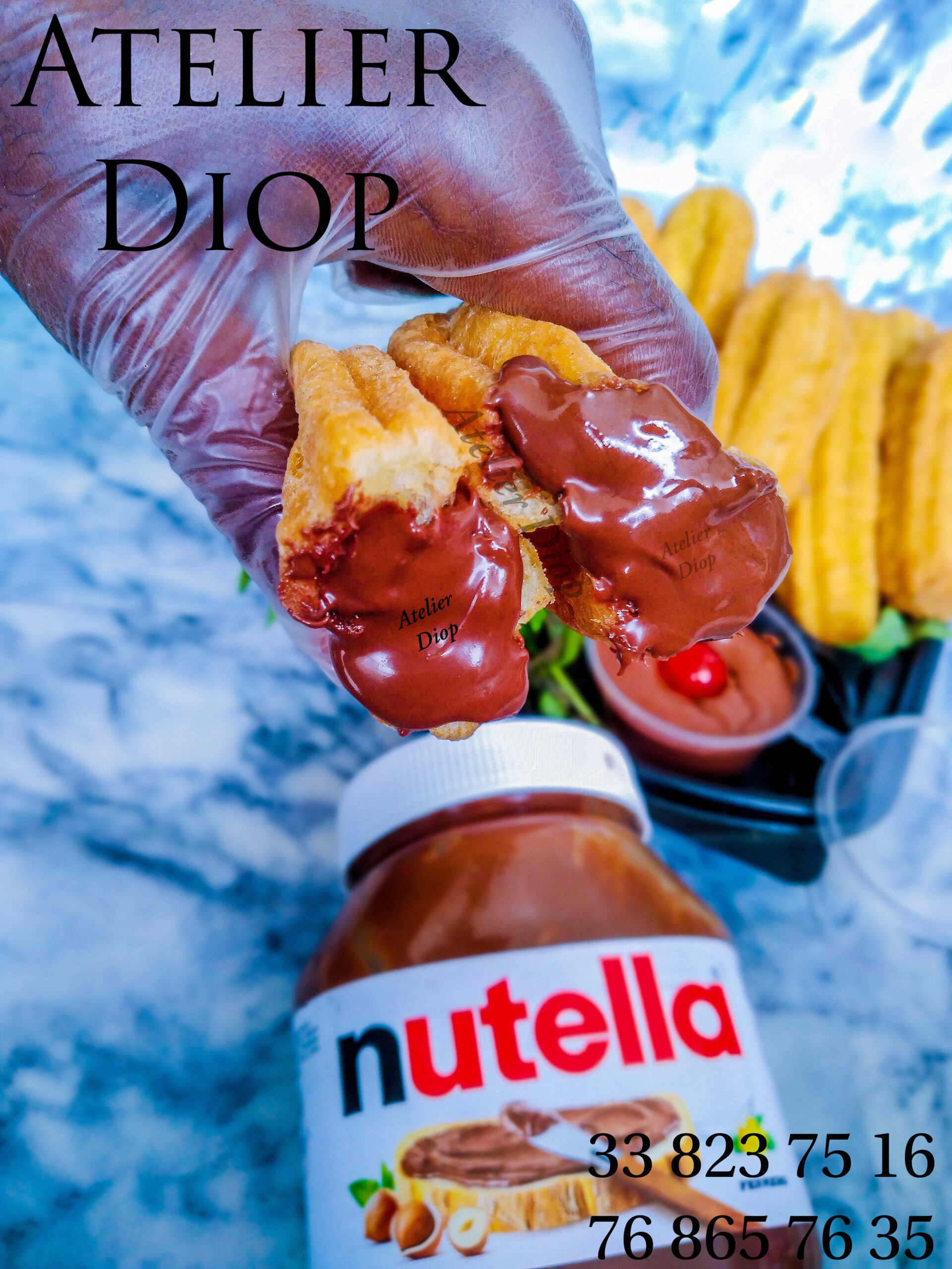 Churros Nutella xxl – Atelier Diop